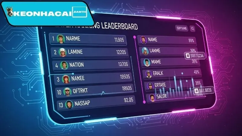 Bảng xếp hạng cầu thủ theo khu vực thi đấu