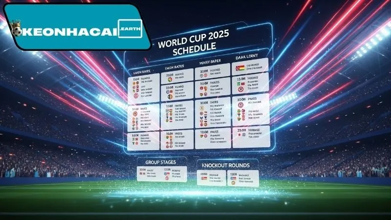 Ưu điểm khi xem lịch thi đấu World Cup 2025 tại Kèo Nhà Cái