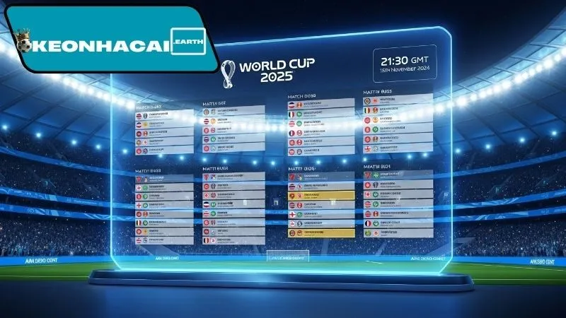 Kinh nghiệm theo dõi lịch thi đấu World Cup 2025 tại Kèo Nhà Cái